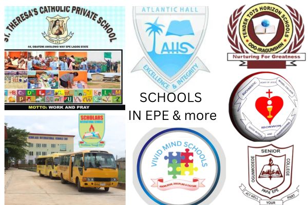 Private primary and secondary schools in Epe, including Atlantic Hall School