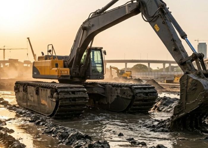 Land bulldozing and site clearing service in Epe